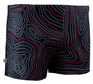 Herren Badehose eng anliegend gestreift Boxerbadehose