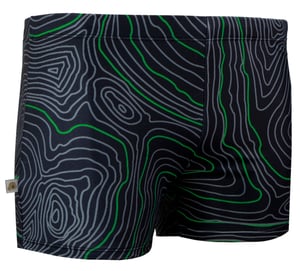 Herren Badehose eng anliegend gestreift Boxerbadehose