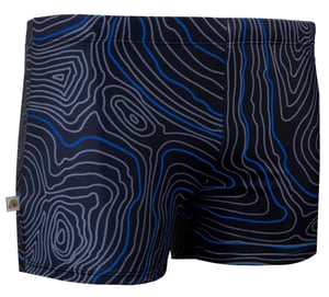 Herren Badehose eng anliegend gestreift Boxerbadehose
