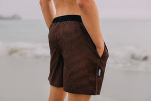 Herren Badehose Kariert