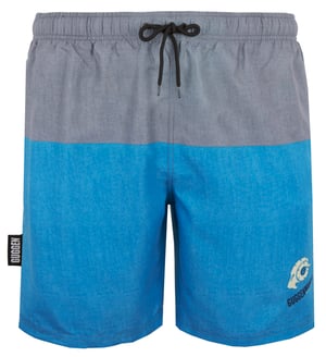 Herren Badehose mit Muster Streifen Blau