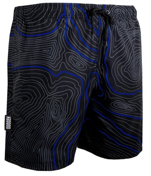 Herren Badehose Streifen lässige Boardshorts Linien Muster