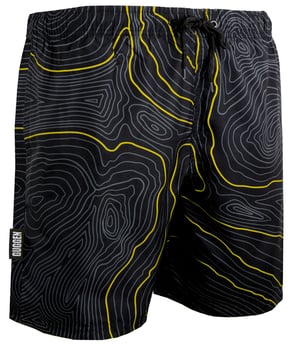 Herren Badehose Streifen lässige Boardshorts Linien Muster