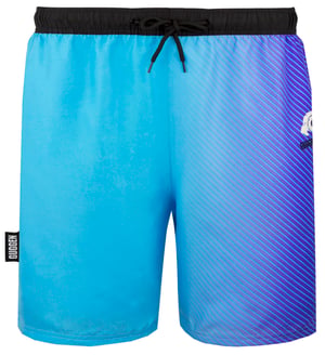 Herren Badehose mit Muster Streifen Blau Lila