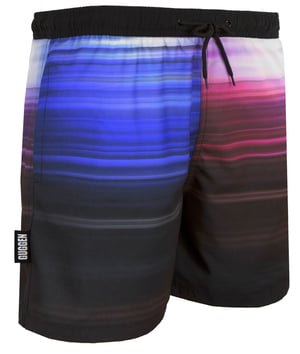 Herren Badehose gestreift verschwommene Streifen