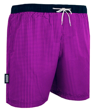 Herren Badehose Kariert