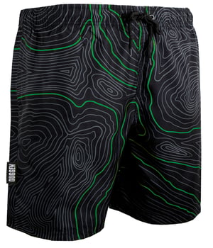 Herren Badehose Streifen lässige Boardshorts Linien Muster