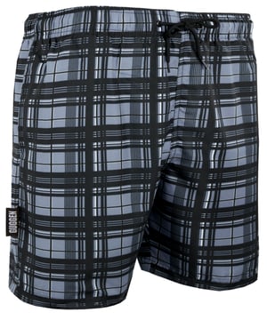 Herren Badehose Kariert