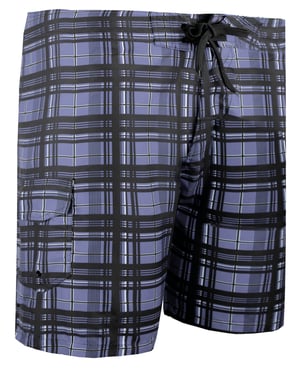 Herren Badehose Kariert