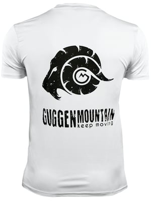 Herren Fitness Funktionsshirt T-Shirt mit Logo Sport Outdoor Weiss