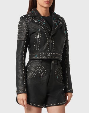 Lederjacke