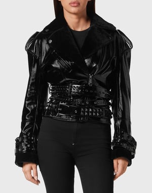 Lederjacke