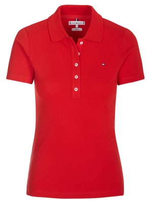 Tommy Hilfiger 1985 SLIM PIQUE Polohemd rot