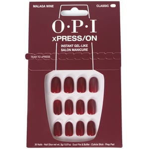 Opi Xpress/on Künstliche Nägel Iconic Shades #malaga Wine 30 Stck