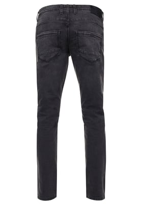 Anthrazit Used Jeans Hose "MELVIN" Slim Fit Cotton-Stretch