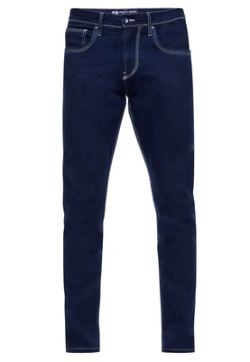 Dark Blue Jeans Hose "MELVIN" Slim Fit Cotton-Stretch