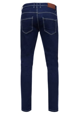 Dark Blue Jeans Hose "MELVIN" Slim Fit Cotton-Stretch