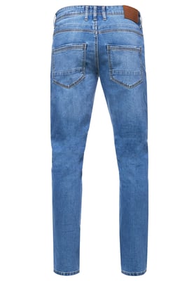 Blue Used Jeans Hose "MELVIN" Slim Fit Cotton-Stretch