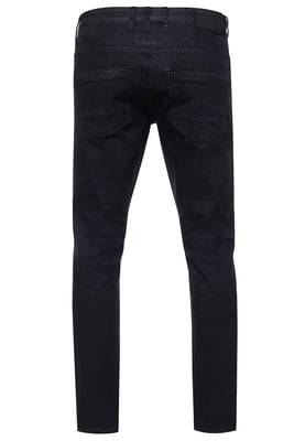 Black Denim Jeans Hose "MELVIN" Slim Fit Cotton-Stretch