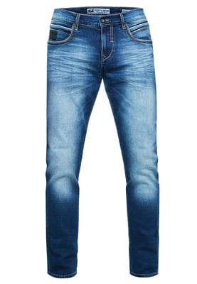 Jeans Hose "TOYAMA" Regular Fit mit Kontrast Naht