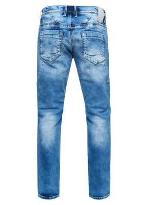 Jeans Hose "ODAR" Destroyed Regular Fit Stretch