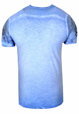 Rundhals T-Shirt mit All Over Front Print