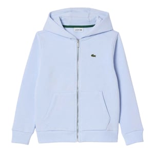 Lacoste - Hoodie mit durchgehendem Reißverschluss Kängurutasche für Kinder (Blau)