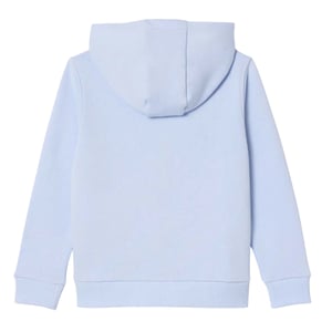 Lacoste - Hoodie mit durchgehendem Reißverschluss Kängurutasche für Kinder (Blau)
