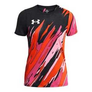 Under Armour - "Pro Runner" T-Shirt für Damen kurzärmlig (Schwarz)