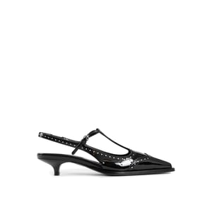 Miu Miu Leder Slingback-Pumps