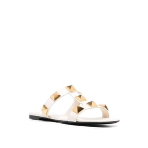 Valentino Garavani Roman Stud Leder Flachsandalen