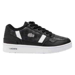 Lacoste - Kinder Sneaker "T-Clip" (Schwarz/Weiß)