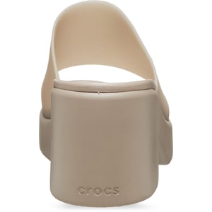 Crocs Brooklyn Slide Heel Damen Sandalen In Taupe