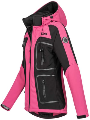 Arctic Seven Damen Softshell Jacke Rosa-Schwarz