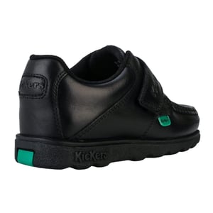 Kickers - Jungen Schuhe "Fragma Lo", Leder (Schwarz)