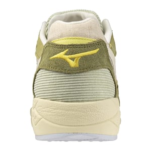 Mizuno - Herren Schuhe "Contender Sportstyle", Wildleder (Grün/Weiß)