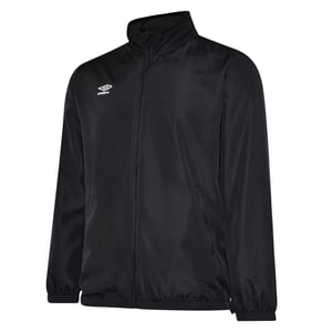Umbro - "Club Essential" Jacke, wasserfest für Kinder (Schwarz)