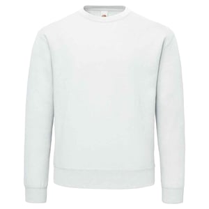 Fruit of the Loom - "Supercotton" Sweatshirt für Herren (Weiß)