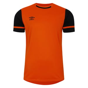 Umbro - "Cavelle" T-Shirt für Herren (Leuchtend Orange/Schwarz)