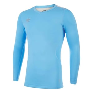 Umbro - "Elite" Base Layer Oberteil V-Ausschnitt für Herren (Himmelblau)