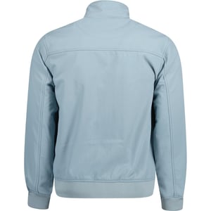 Lyle & Scott Fleece-gefütterte blaue Away-Jacke mit Trichterkragen