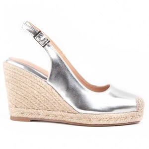 Montevita Wedge Espadrille Balenci5 Silber
