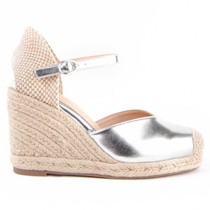 Montevita Wedge Espadrille Balenci4 Silber