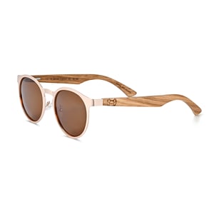 Earth Wood Reine Polarisierte Sonnenbrille - Walnuss/Braun