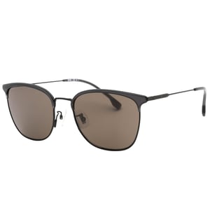 Hugo Boss - Sonnenbrille mit dunklem Ruthenium-Grau-Rahmen und grauen Gläsern