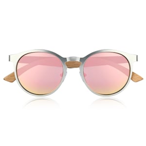 Earth Wood Reine Polarisierte Sonnenbrille - Bambus/Grün