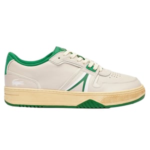 Lacoste - Herren/Damen Unisex Sneaker "L001", Leder (Naturweiß)
