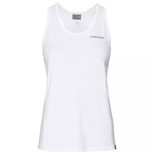Head Club Damen Weißes Tennis-Trägershirt