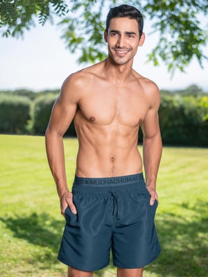 Muchachomalo Badehose – mit Boxerschnitt – Herren