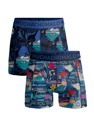 Muchachomalo Herren Boxer Shorts - 2er Pack - Herren Unterwäsche